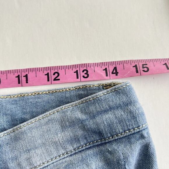 Free People Great Heights Frayed skinny jeans size 29 Blue Medium Wash - Picture 11 of 13